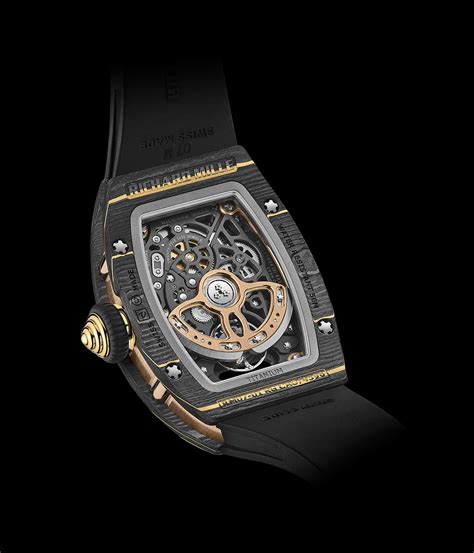 richard mille 07-01 yellow gold carbon tpt|Richard Mille 7 01 automatic.